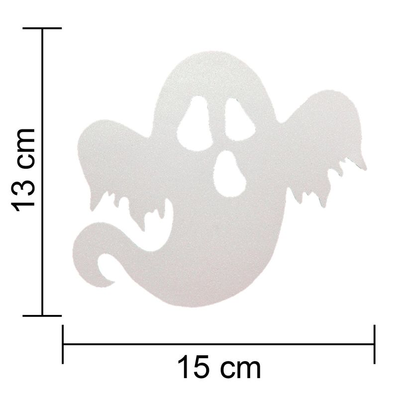 Aplique para Decoração Halloween Fantasma Grande em EVA