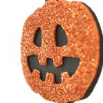 Aplique Glitter para Decoração Halloween Abóbora em EVA