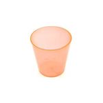 Copinho Acrílico para Doces 25ml Laranja - 10 Un