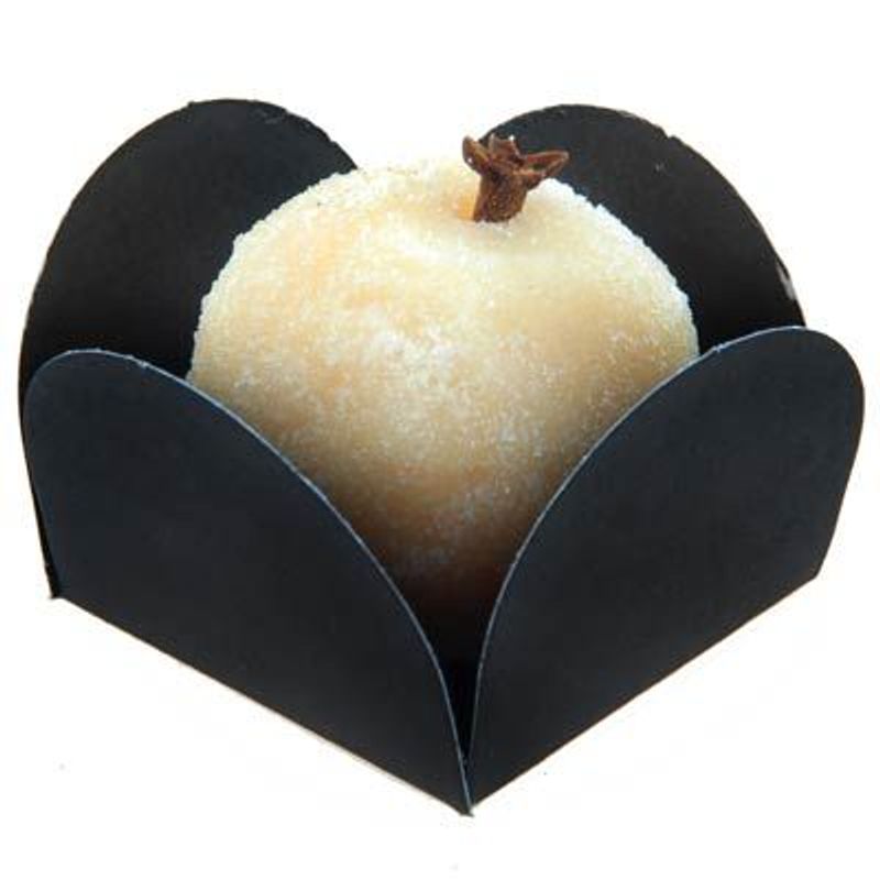 Forminha para Doces Quadrada Liso Preto - 50 Un