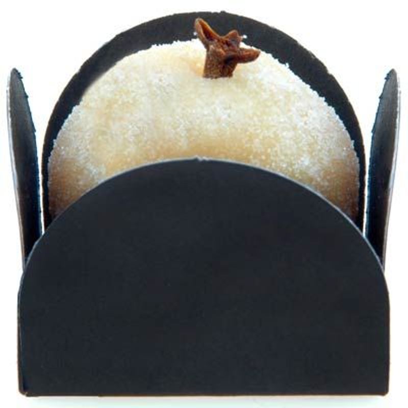Forminha para Doces Quadrada Liso Preto - 50 Un