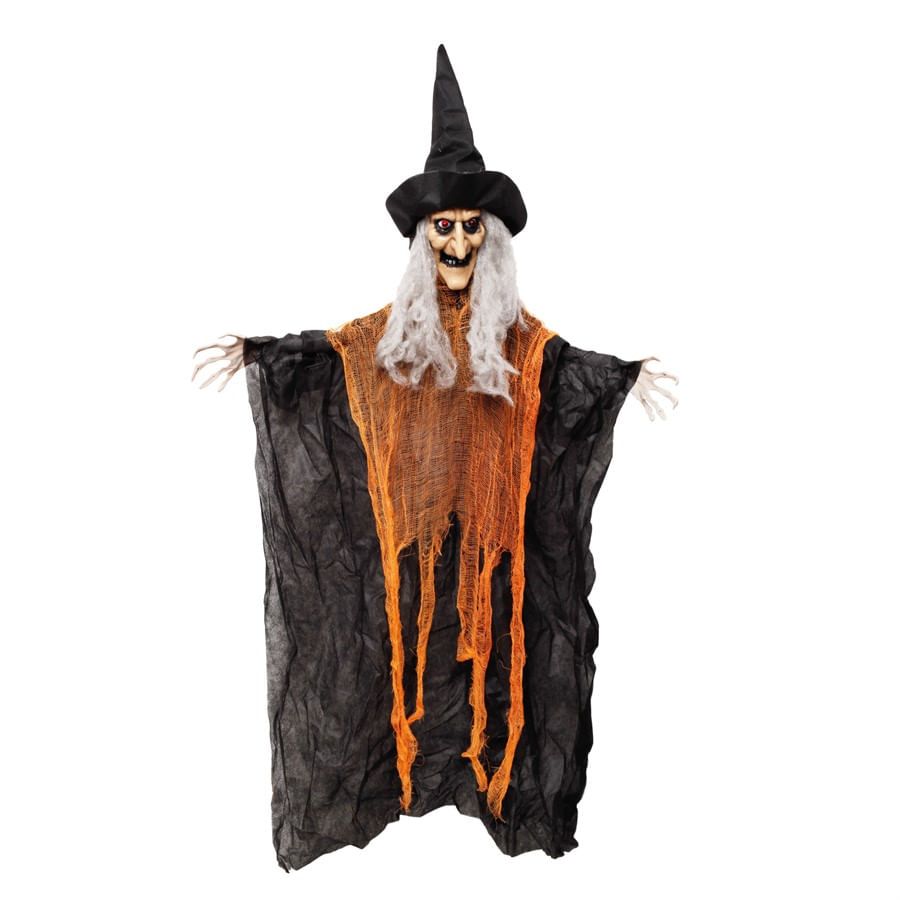 Boneco Halloween Bruxa Alcina com Som e Luz - Extra Festas