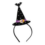 Adereço Divertido para Festa Halloween Tiara Chapéu de Bruxa 3D
