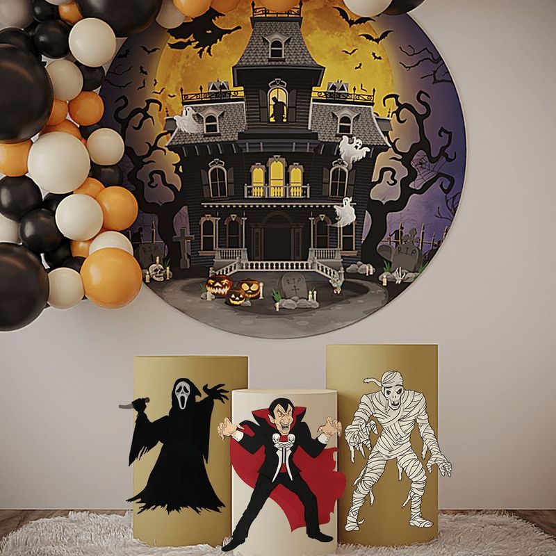 Painel Relevo para Decoração Halloween Vampiro