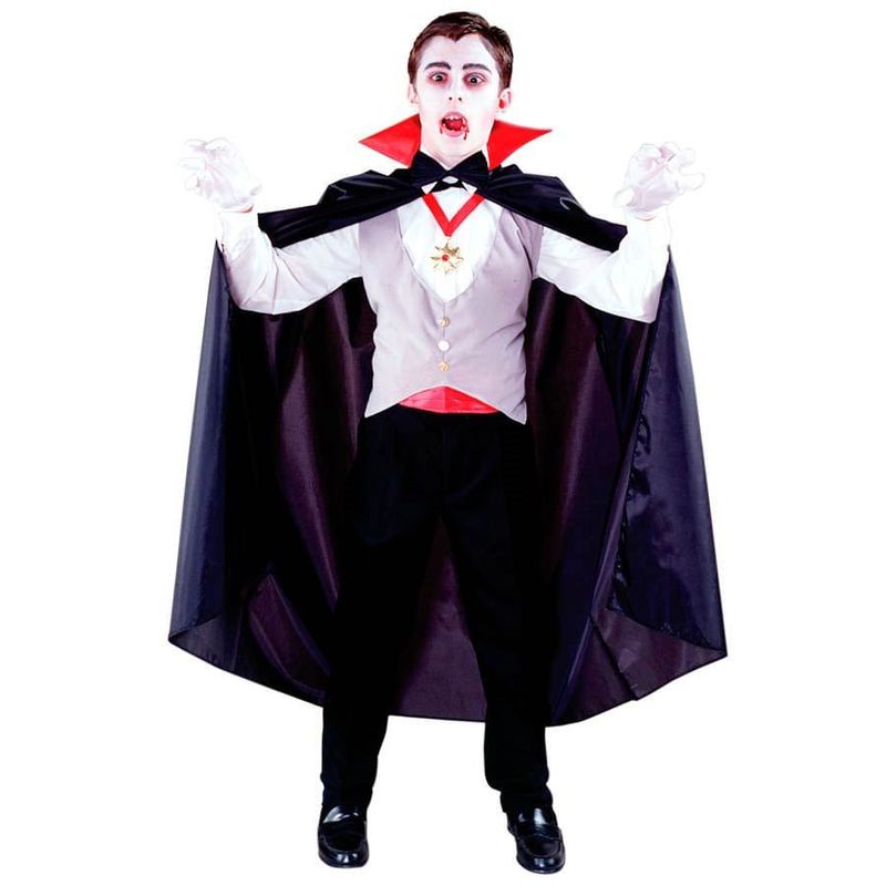 Capa de Vampiro INFANTIL - Festa Halloween