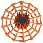 Guirlanda de Papel Halloween - Teia de Aranha