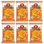 Kit com 6 Unidades de Salgadinho Shiiba Snack Queijo Nacho 65g - Glico