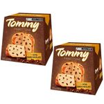 Kit com 2 Panettone Gotas Chocolate 400g - Tommy