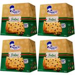 Kit com 4 Panettone Frutas 400g - Panco