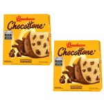 Kit com 2 Chocottone Gotas Chocolate 400g - Bauducco