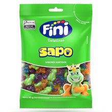Bala de Gelatina Sapo Sortido 80g - Fini