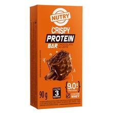 Barra Crispy Protein Nutry Chocolate ao Leite c/3 - Nutrimental.