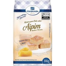 Mistura Para Bolo Sabor Aipim Pacote 390g Itaiquara