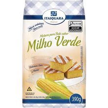 Mistura Para Bolo Sabor Milho Verde Pacote 390g Itaiquara