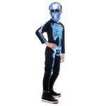 Fantasia Raio X Esqueleto Infantil Halloween Abrakadabra GG