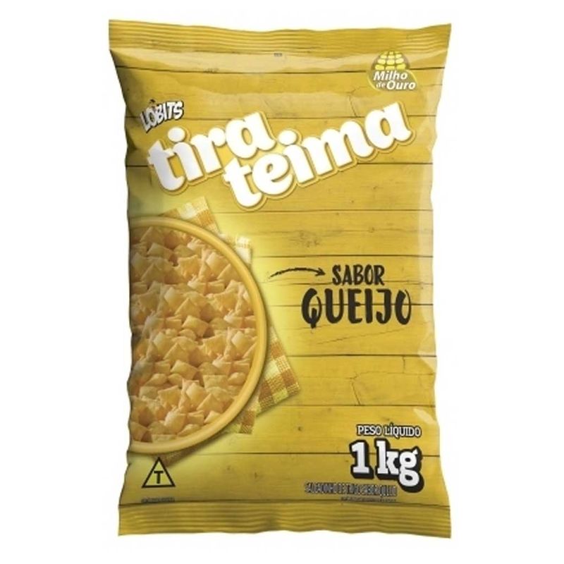 Salgadinho Tira Teima Sabor Queijo 1kg - Lobits