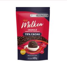 Granulado Granulé Melken Chocolate Amargo 70% Cacau 400g - Harald