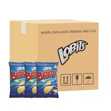 Caixa de Batata Ondulada Original 40g c/20 - Lobits