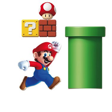 Jogo da Memoria / Super Mario Bros / 10 Pares / Organza