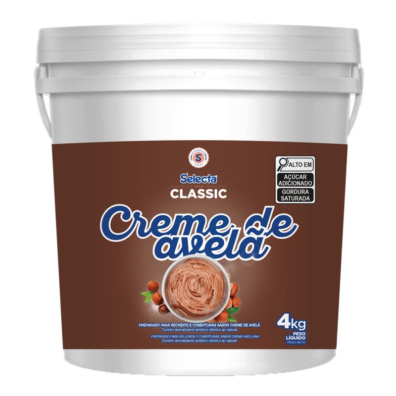 Creme de Avelã Classic 3kg - Selecta