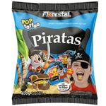 Pirulito Pirata com Tatuagem de Língua sabor Morango 400g - Florestal