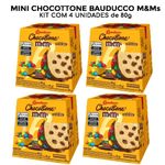 Kit com 4 Mini Chocottone M&Ms 80g - Bauducco