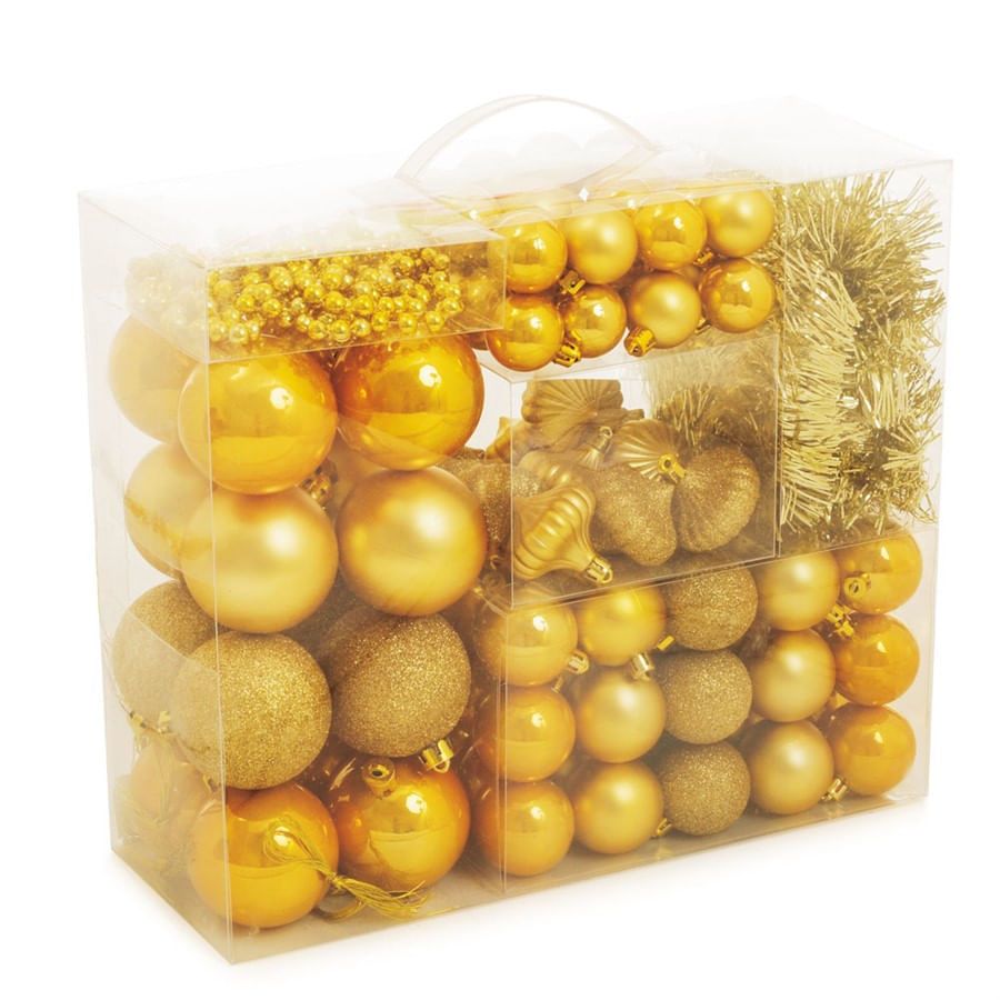 Kit Decoração Rosê Gold para Árvore de Natal 180cm - 01 unidade - Cromus  Natal - Rizzo Embalagens - Rizzo Embalagens