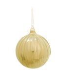 Bola de Vidro Gomos Verde Claro 10 cm (Bolas de Vidro) - 4 Peças