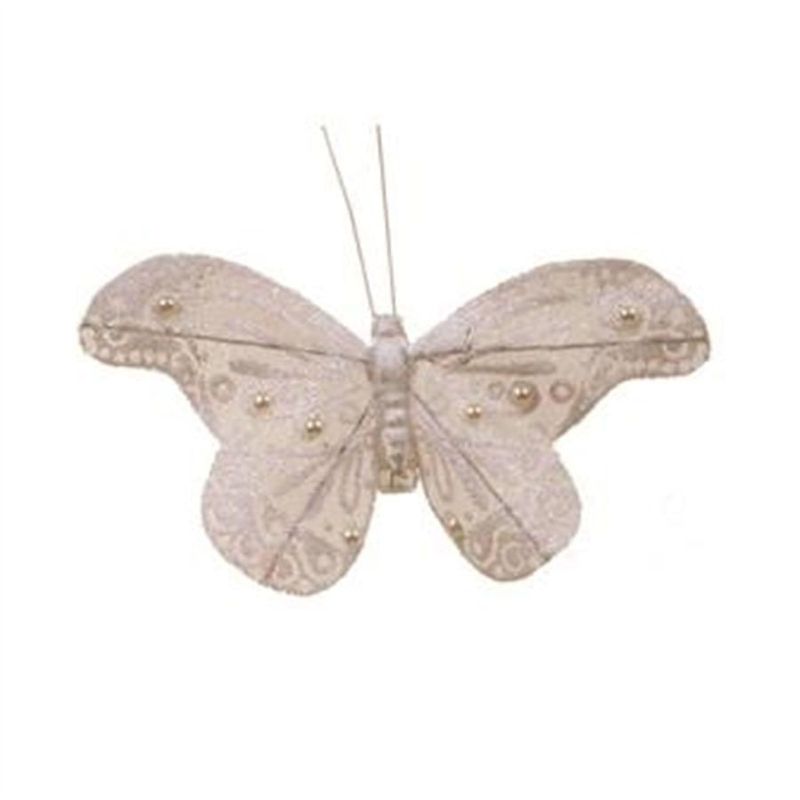 Borboleta Branco (Borboletas) - Jogo com 6 Peças