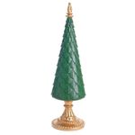 Pinheiro Decorativo Verde Ouro 42cm - 1 Un