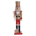Soldadinho de Chumbo Decorativo Marrom 38cm - 1 Un