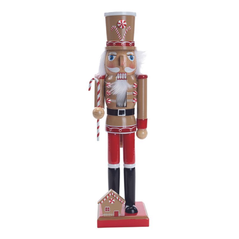 Soldadinho de Chumbo Decorativo Marrom 38cm - 1 Un