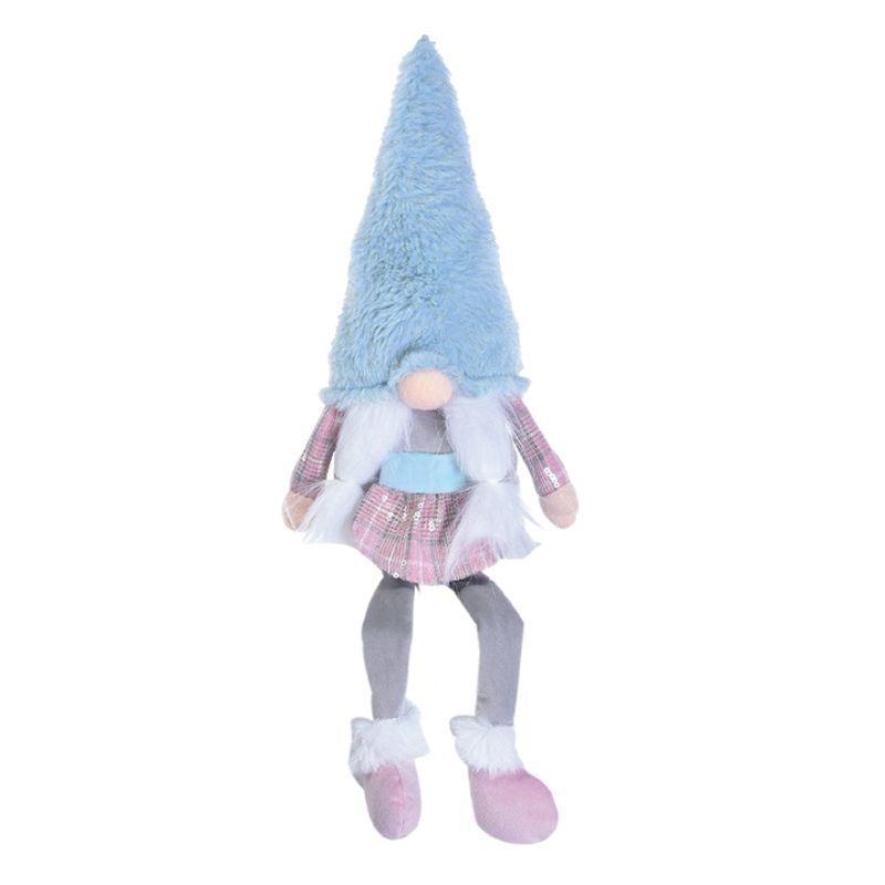 Kringle Sentado Blusa e Gorro Rosa Azul Branco  (Rainbow)  - 1 Un