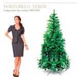 Árvore de Natal Portobelo Verde 2,10m com 900 Hastes