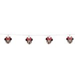 Pisca Pisca 10 Leds Minnie Cordão Incolor 1,65cm 2 AA