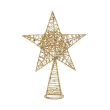 Ponteira de Árvore Estrela Ouro Velho 15cm