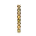 Bolas Lisa Ouro 8cm - 8 Un