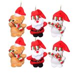 Boneco de Natal para Pendurar Colorido - 1 Un