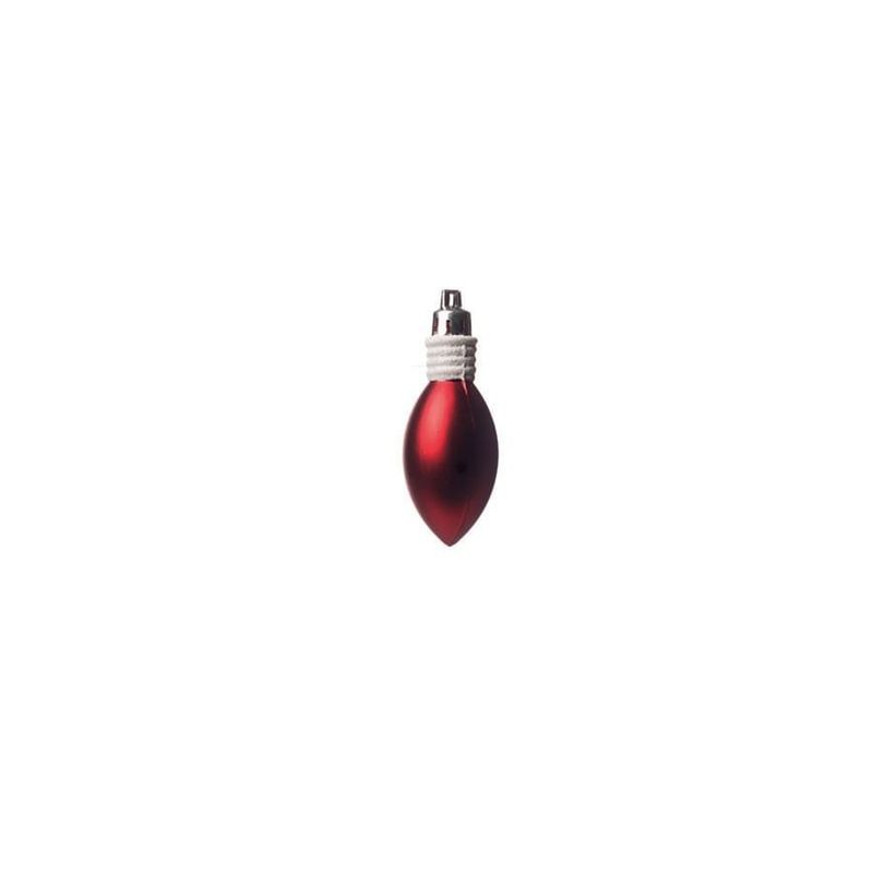 Enfeite para Pendurar - Lâmpada Vermelho - 3 Un