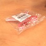 Enfeite Laço Balinha Vermelho e Branco - 1 Un