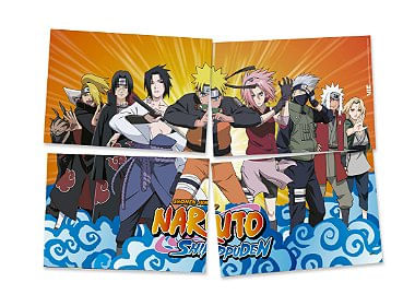 Convite Naruto c/8 unid Festcolor