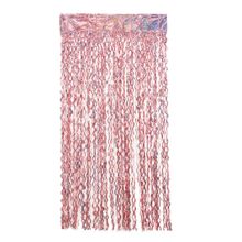 Cortina Holográfica Corte Especial Rose Gold 100x200cm