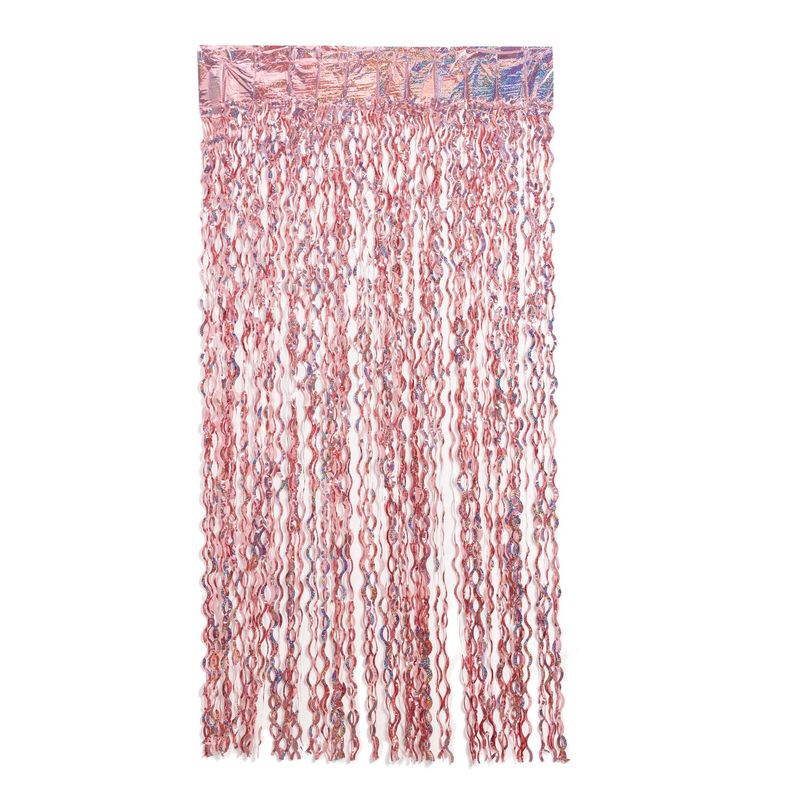 Cortina Holográfica Corte Especial Rose Gold 100x200cm