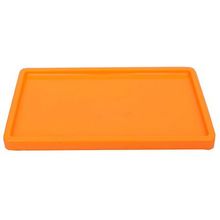 Bandeja Retangular 30x18cm Laranja Neon - 01 unidade - Só Boleiras - Magazine 25