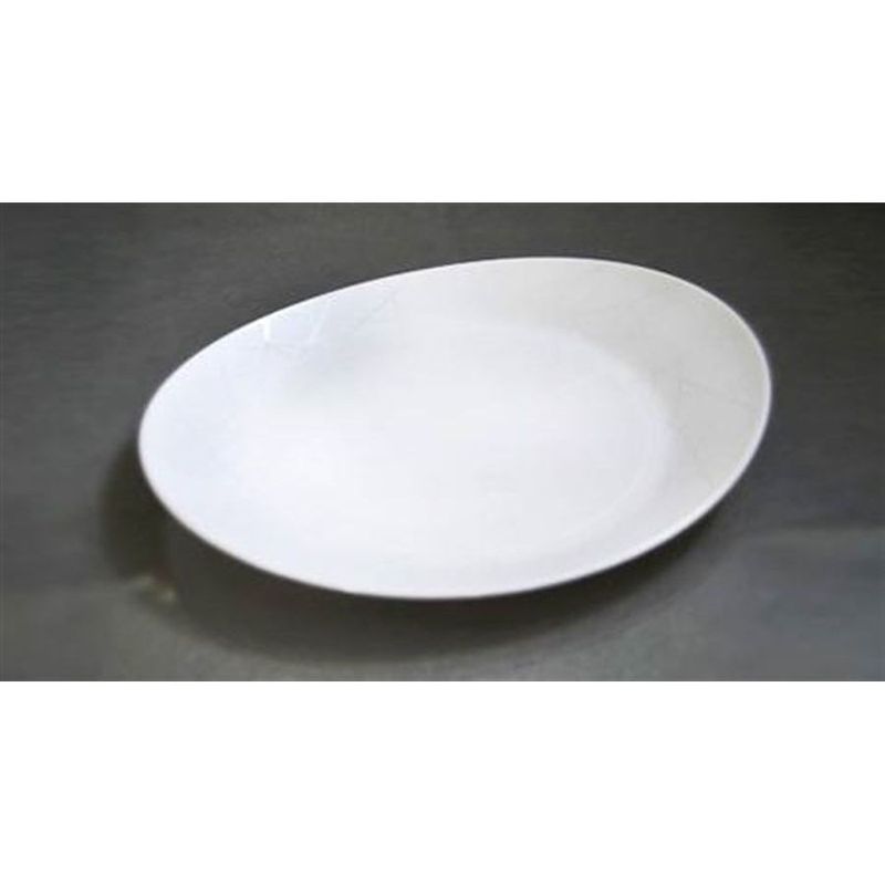 PraFesta Prato Oval Grande Branco. Com 20x10 unidades.