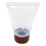 Bisnaga Plástica 30 ml Marrom Com 10 unidades
