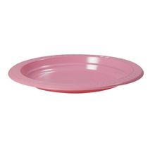 Copobras Prato Plástico Rosa 150mm com 500 unidades
