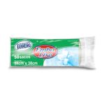 Embalixo Saco para Lixo Banheiro Branco com 50