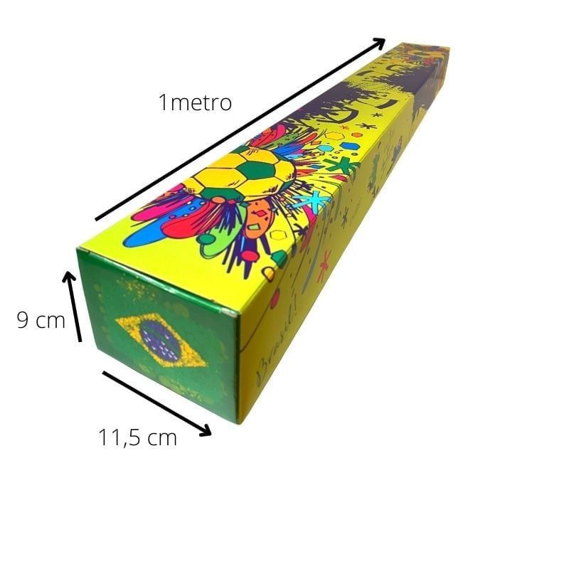 Ip Caixa Lanche Metro Copa (IP02-CM) com 25 unidades