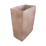 Packpél Saco SOS pardo grande (24x15,5x31cm) com 50 unidades